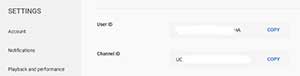 how to get channel id youtube