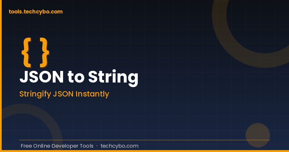 JSON to String Converter — Escape JSON for Code Embedding